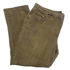 Lauren Jeans Co Ralph Lauren Men's Jeans 42x29.5 Brown Denim Granola Grunge